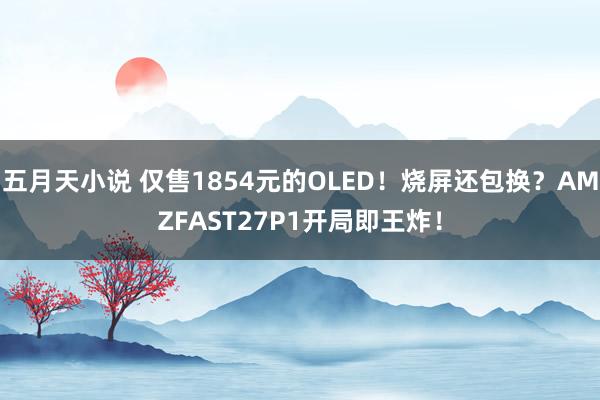 五月天小说 仅售1854元的OLED！烧屏还包换？AMZFAST27P1开局即王炸！