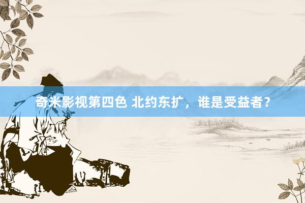 奇米影视第四色 北约东扩，谁是受益者？