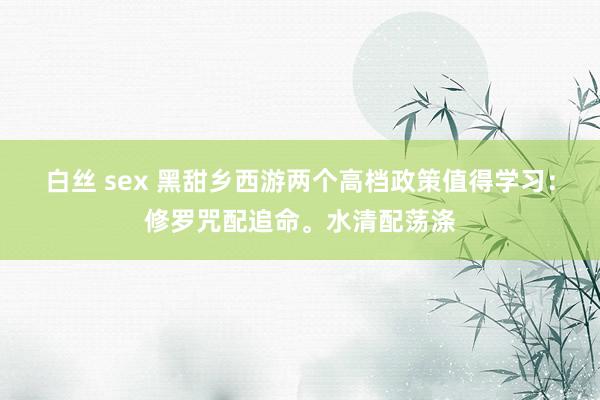 白丝 sex 黑甜乡西游两个高档政策值得学习：修罗咒配追命。水清配荡涤